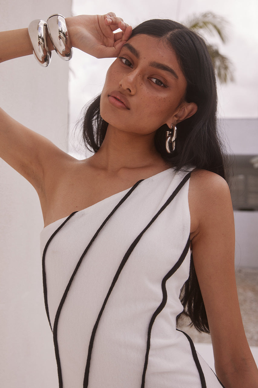 ALTHIA MINI DRESS - WHITE - ALTHIAMINIDRESS-SAND
