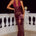 ALYSSIA DEEP-V MAXI DRESS - CHERRY