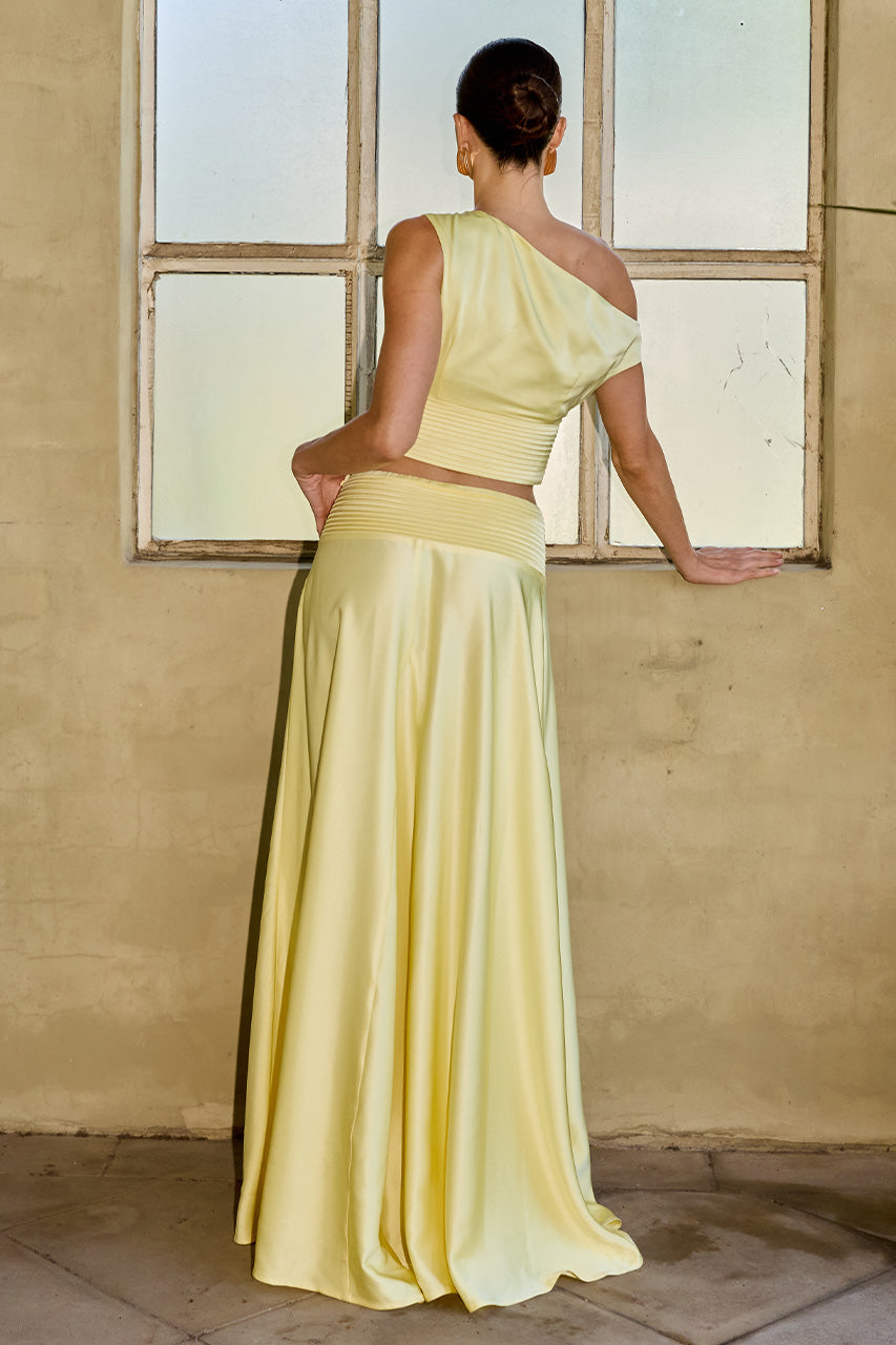 AMADINE PANELLED TRAIN MAXI SKIRT - LEMON - AMADINEOFFSHOULDERCROPTOPXAMADINEPANELLEDTRAINMAXISKIRT-LEMON-6