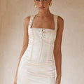 AMALDA MINI DRESS - IVORY