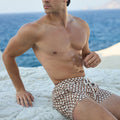 AMALFI BOARDSHORT - CHOC GEO