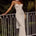 AMANA STRAPLESS SCARF MAXI DRESS - WHITE