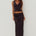 AMARA LACE TRIM MAXI SKIRT - BLACK