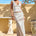 AMARA LACE TRIM MAXI SKIRT - CHAMPAGNE