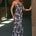 AMINAH V-NECK CROSS BACK MAXI DRESS - SHILOH BROWN