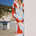 AMOREE LONG SLEEVE MAXI DRESS - AMOREE RED