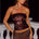 ANETTE STRAPLESS SEQUIN BUSTIER - CHOCOLATE