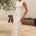 ANITA BOAT NECK MAXI DRESS - CREAM