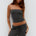 ANJI STRAPLESS TOP - STEEL