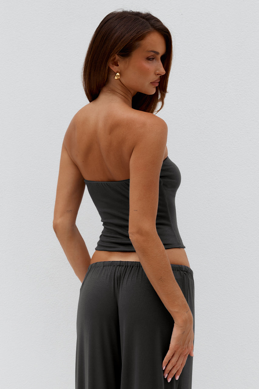 ANJI STRAPLESS TOP - STEEL - ANJI-STRAPLESS-TOP---STEEL-X-ANJI-RELAXED-WIDE-LEG-SWEATPANTS---STEEL-_7