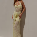 ANNIKA MAXI DRESS - LEMON
