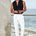 ANTHONY POLO KNIT TANK - BLACK