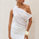 ANTONIA OFF SHOULDER MINI DRESS - WHITE