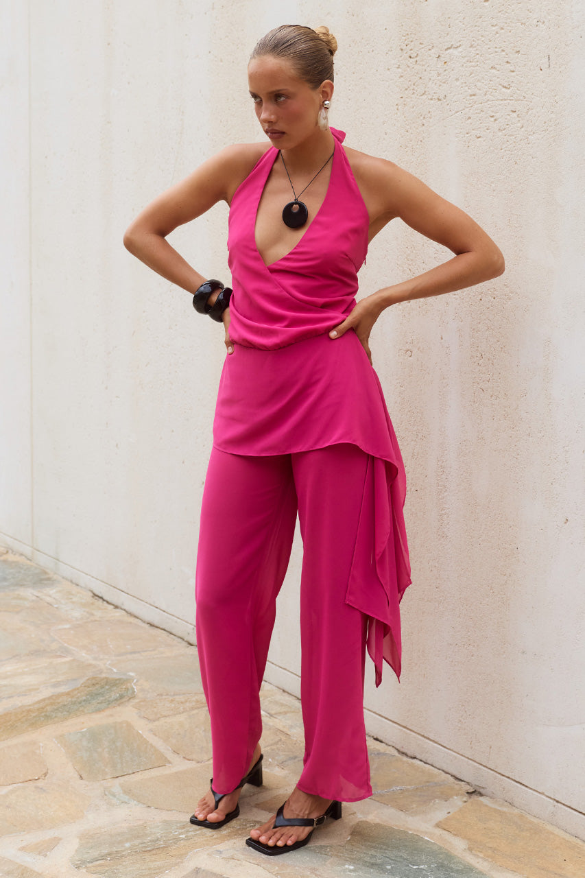 ARIANA HALTER OPEN BACK JUMPSUIT - PINK - ARIANAHALTEROPENBACKJUMPSUIT-PINK-5