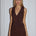 ORLA TAILORED MINI SKIRT - CHOCOLATE