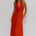ARLI DEEP PLUNGE MAXI DRESS - RED