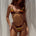 ARUBA TRIANGLE BIKINI  TOP - ANABELL RED