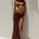KIVA HIGH SIDE SLIT MAXI SKIRT - CHOCOLATE