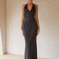 ASADA MAXI DRESS - BLACK