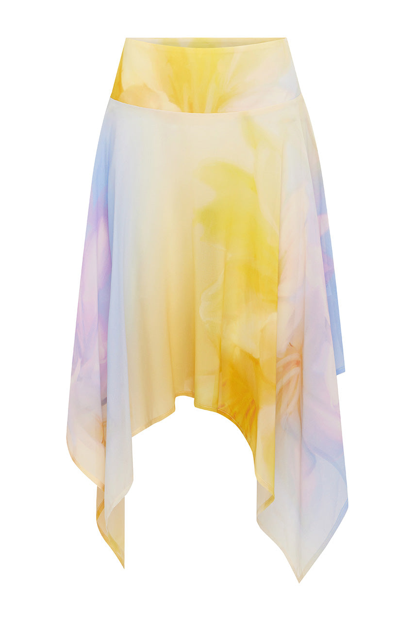 ASHA HANDKERCHIEF MIDI SKIRT - SAPHIE BLUE - ASHAHANDKERCHIEFMIDISKIRT-SAPHIEBLUE