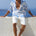ASTLEY SHIRT - WHITE/BLUE