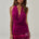 ATHENA SEQUIN MINI SKIRT - BERRY