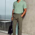 TARIAN SLIM TAILORED PANT - KHAKI