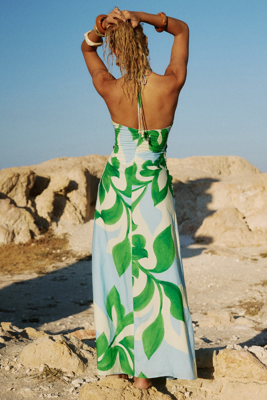AUBRIE CUT OUT HALTER MAXI DRESS - AMOREE BLUE - AUBRIEHALTERMAXIDRESS-AMOREEBLUE-1