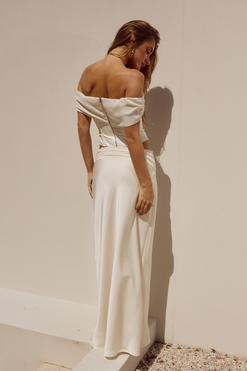 AUDRINA TOP - IVORY