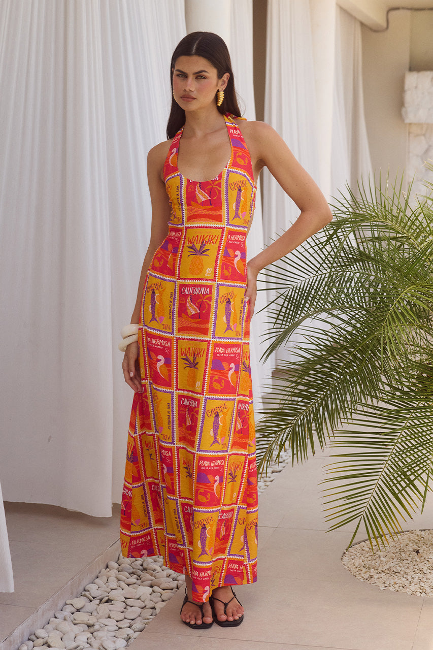 AURA MAXI DRESS - ALOHA ORANGE - AURAMAXIDRESS-ALOHAORANGE_6