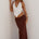 ADELINE STRAIGHT MAXI SKIRT - CHOCOLATE