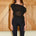 ALTIVO HIGH WAISTED CAPRI PANTS - BLACK