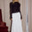 ZIMA FLOWY A-LINE MIDI SKIRT - WHITE