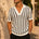 AXEL COLLARED KNIT TOP - WHITE/BLACK