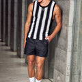 MASON ELASTIC WAIST SHORTS - BLACK
