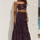 AYLA TIERED MAXI SKIRT - BLACK/WHITE POLKA