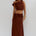 AZARIAH SIDE TIE MAXI SKIRT - CHOCOLATE