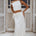AZARIAH SIDE TIE MAXI SKIRT - WHITE