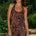 AZARI HALTER MINI DRESS - TRIANA CHOCO