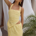 ETALLIA MINI SKIRT - LEMON