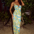 BENITO MIDI DRESS - ANACAPRI LEMON