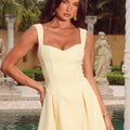 BETHANI MINI DRESS - LEMON