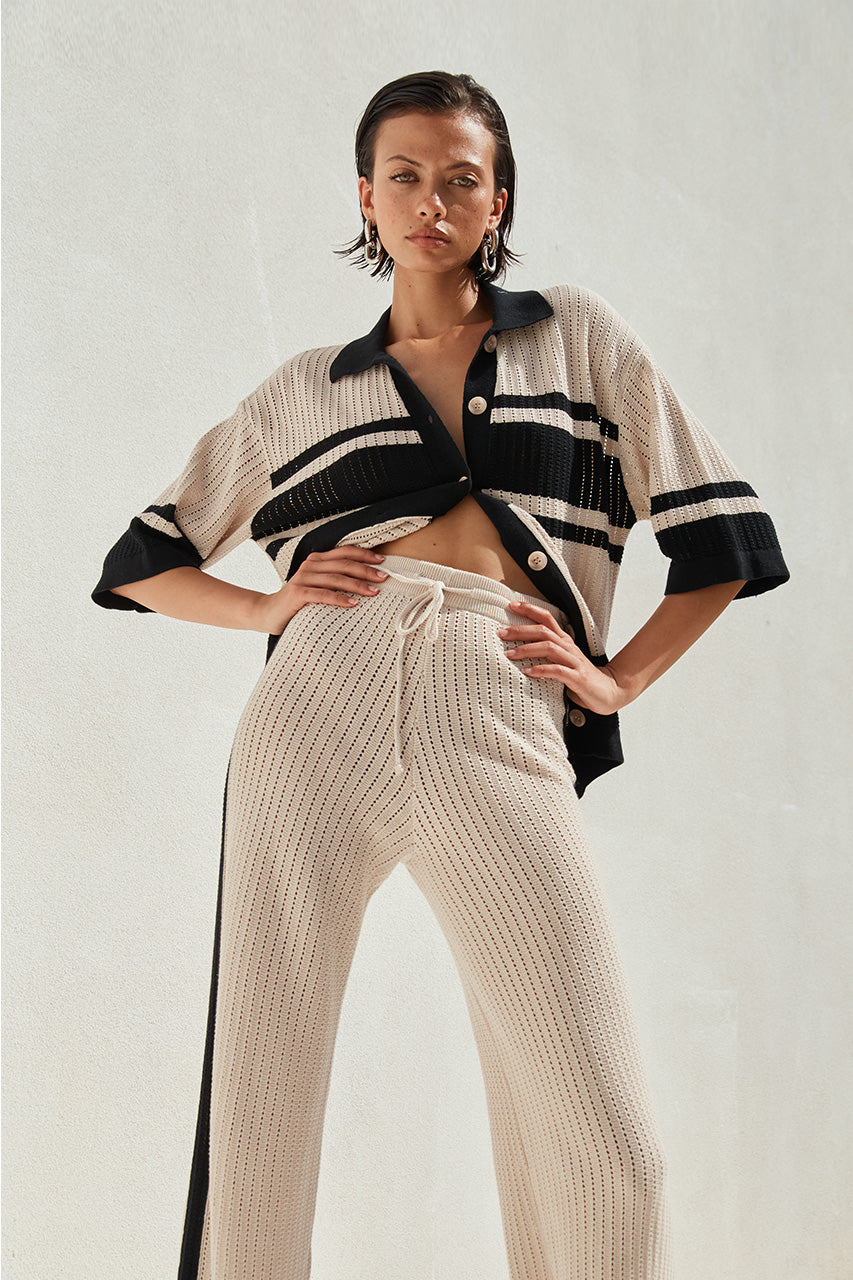 BIANKI PANT - SAND/BLACK - BIANKISHIRTSANDBLACKxBIANKIPANTSANDBLACK_1