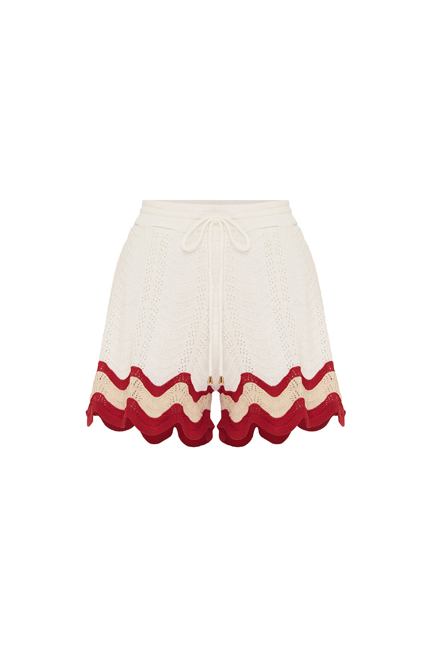 BILLIE SHORT - WHITE/RED - BILLIE-SHORT-WHITE-RED