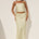 BLAINE LOW WAIST MAXI SKIRT - LEMON/CHOC POLKA