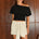 BONNE ONE SHOULDER TOP - BLACK