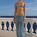 MIAMI MAXI SKIRT - OPHELIA BLUE