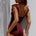 BREE BOAT NECK TOP - CHERRY