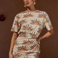 BRIZZIE MINI DRESS - SOLA PRINT
