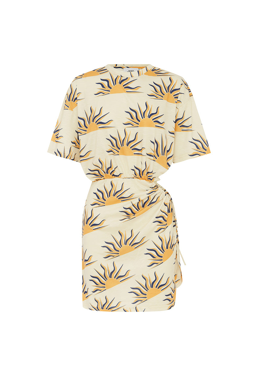 BRIZZIE MINI DRESS - SOLA PRINT - BRIZZIEMINIDRESS_1